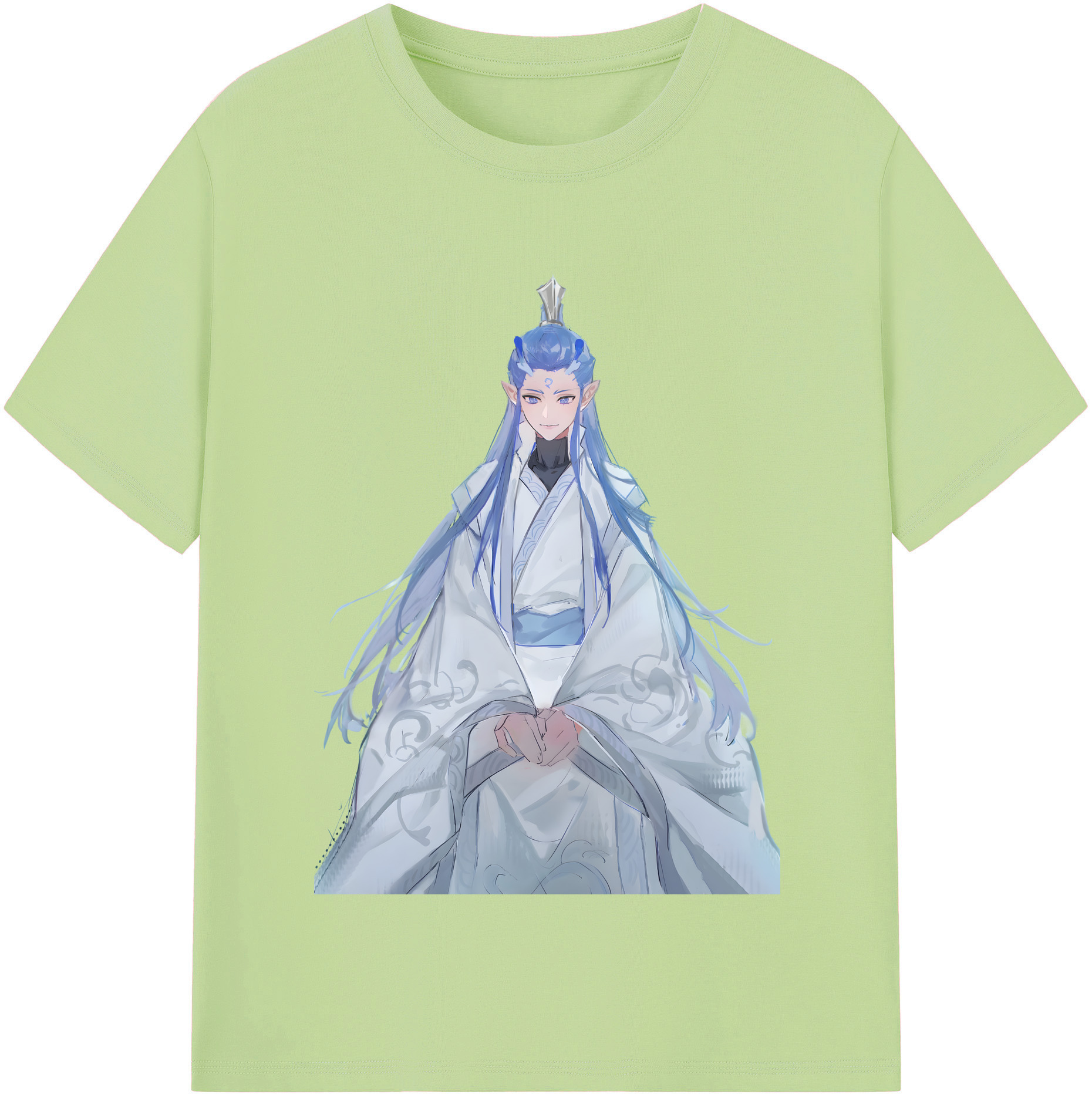 （画像用） Ne Zha 2 ナタ 魔童の大暴れ 綿100％半袖Tシャツ（フロントプリント）
